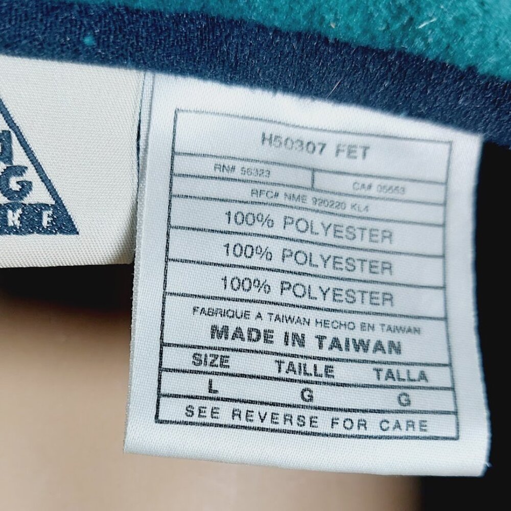 Nike ACG Men's Teal 90s Classic Half Zip Outdoor Fleece Pullover Jacket Size L - Picture 9 of 10